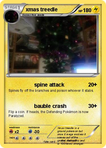 Pokemon xmas treedle