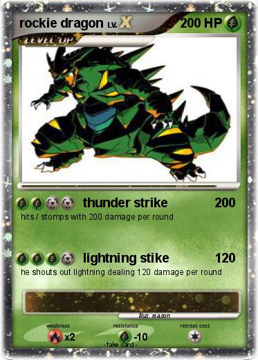 Pokemon rockie dragon