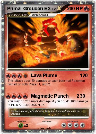 Pokemon Primal Groudon EX