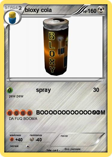 Pokemon bloxy cola