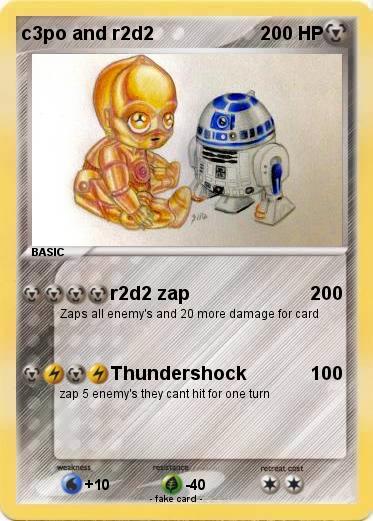 Pokemon c3po and r2d2