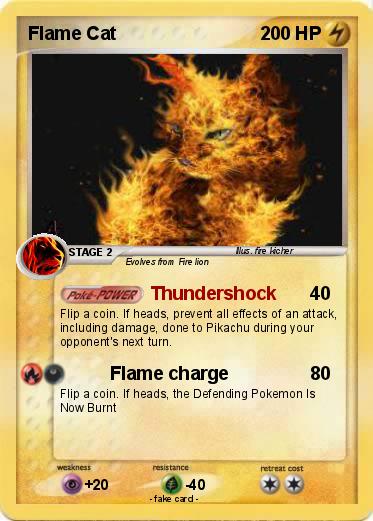 Pokemon Flame Cat