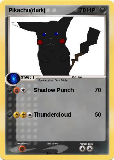 Pokemon Pikachu(dark)