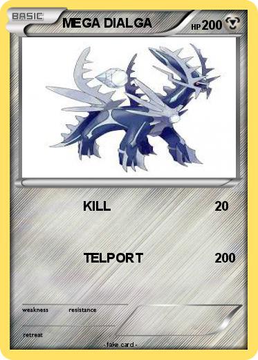 Pokemon MEGA DIALGA