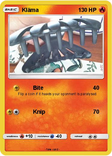 Pokemon Kläma
