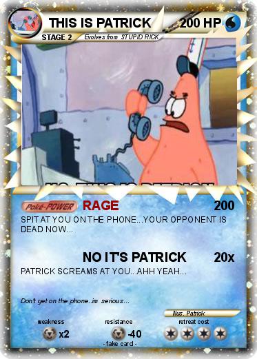 Pokemon THIS IS PATRICK
