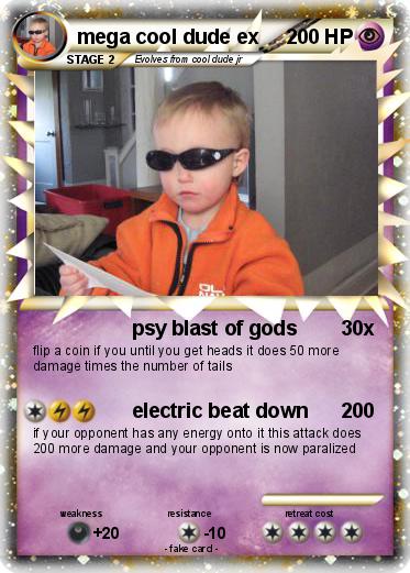 Pokemon mega cool dude ex