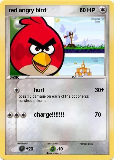 Pokemon red angry bird