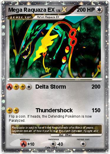 Pokemon Mega Raquaza EX