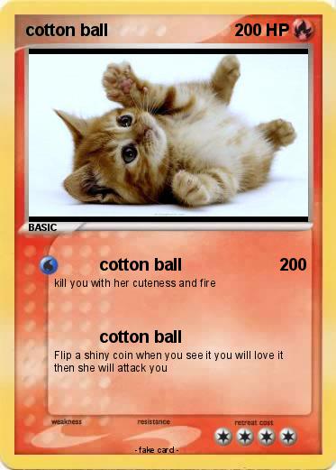 Pokemon cotton ball