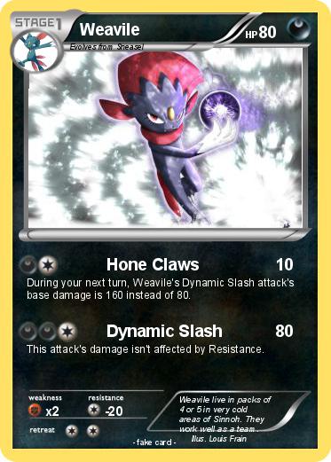 Pokemon Weavile