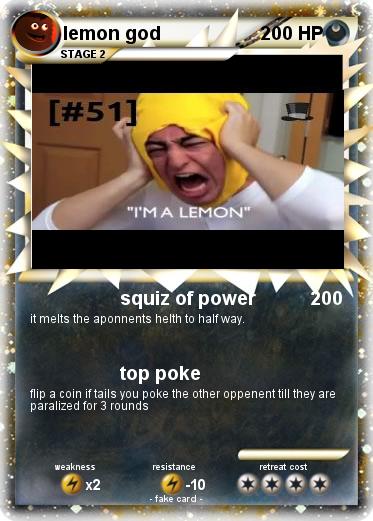 Pokemon lemon god