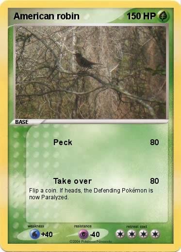 Pokemon American robin