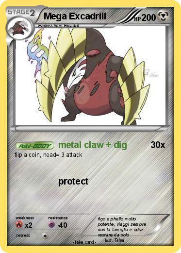 Pokemon Mega Excadrill