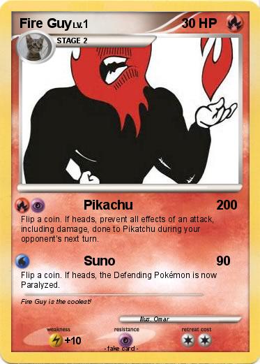 Pokemon Fire Guy