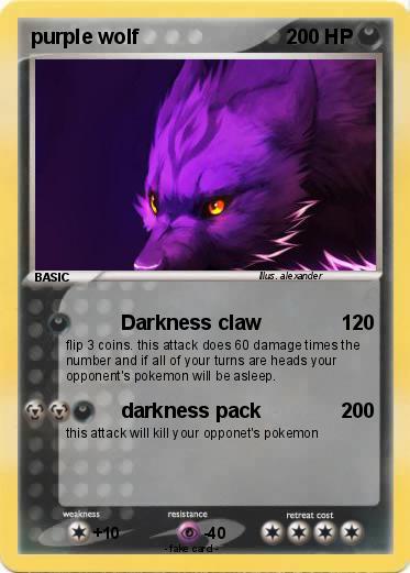 Pokemon purple wolf