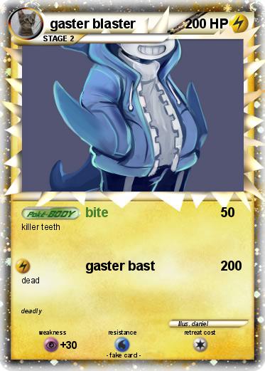 Pokemon gaster blaster