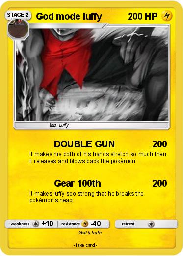 Pokemon God mode luffy