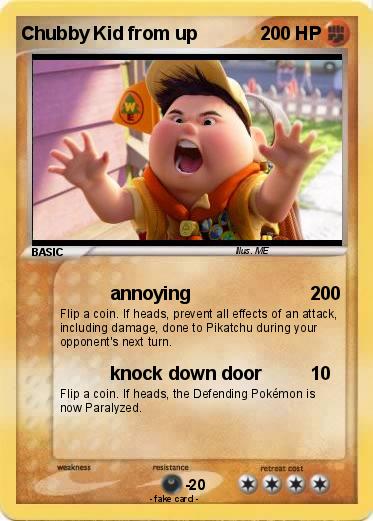 Pokemon Chubby Kid from up