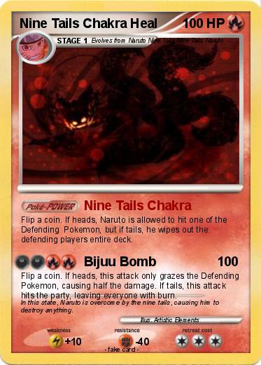 Pokemon Nine Tails Chakra Heal