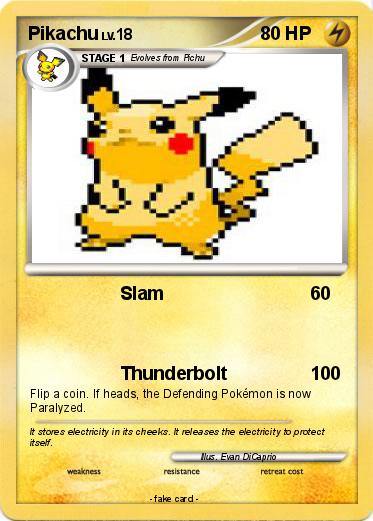 Pokemon Pikachu