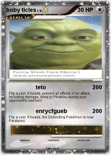 Pokemon boby ticles
