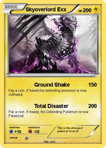 Pokemon Skyoverlord Exx