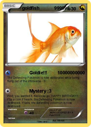 Pokemon goldfish            999999