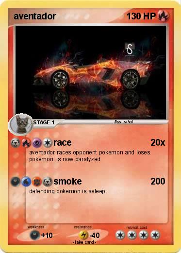 Pokemon aventador
