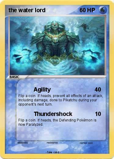 Pokemon the water lord