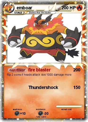 Pokemon emboar