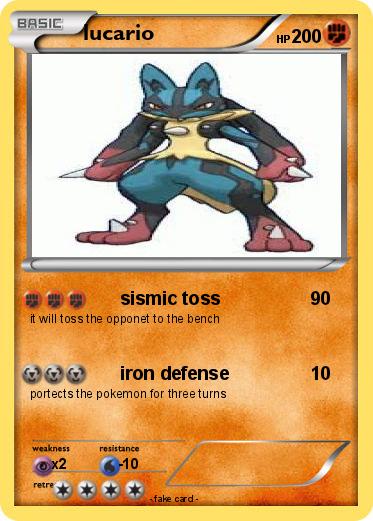 Pokemon lucario