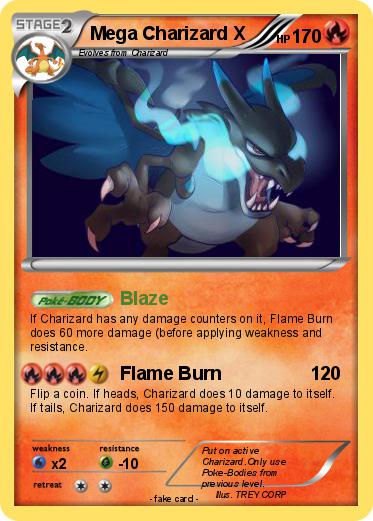 Pokemon Mega Charizard X