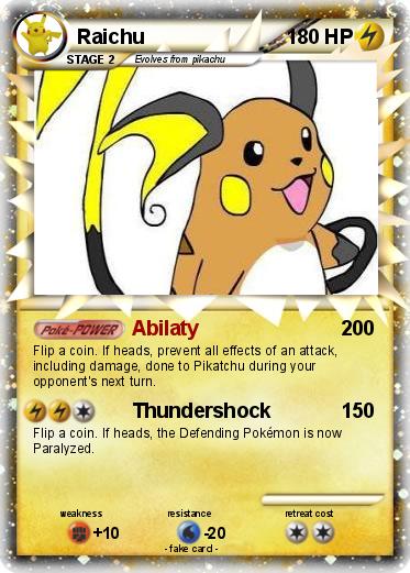 Pokemon Raichu