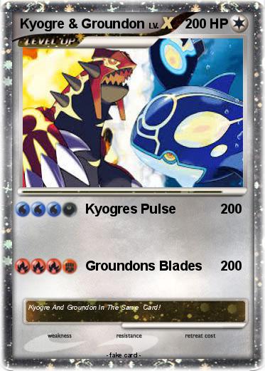 Pokemon Kyogre & Groundon