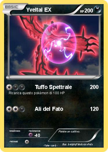Pokemon Yveltal EX
