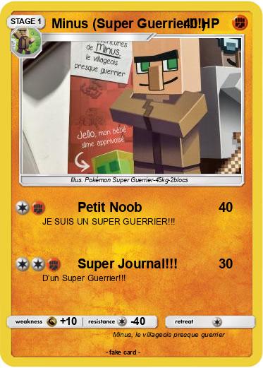 Pokemon Minus (Super Guerrier!!!)