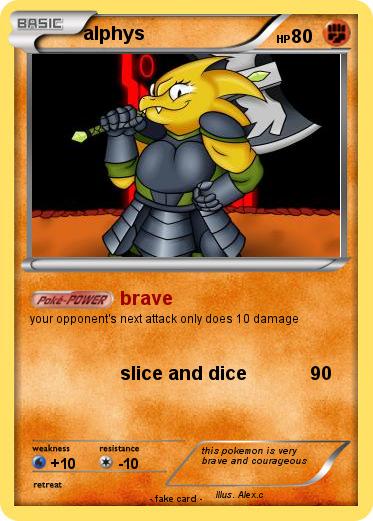 Pokemon alphys