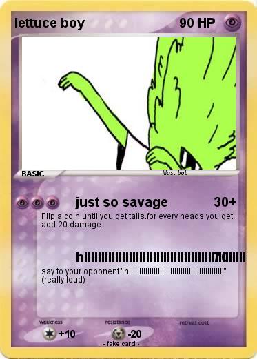 Pokemon lettuce boy