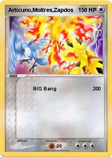 Pokemon Articuno,Moltres,Zapdos
