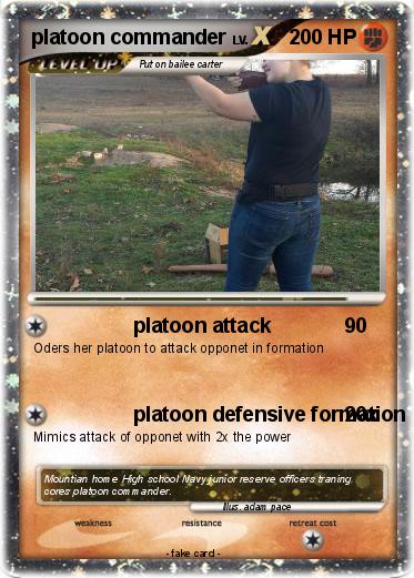 Pokemon platoon commander