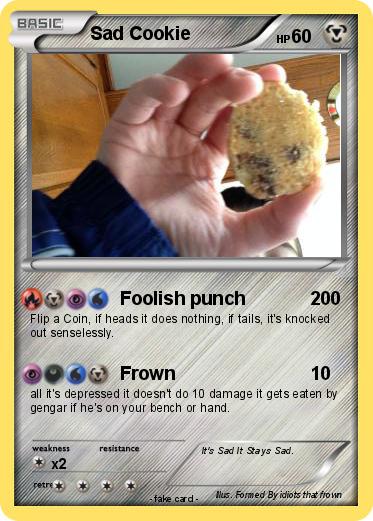 Pokemon Sad Cookie