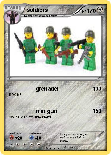 Pokemon soldiers