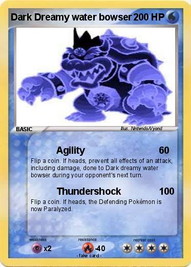 Pokemon Dark Dreamy water bowser