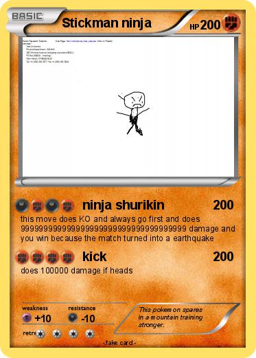 Pokemon Stickman ninja