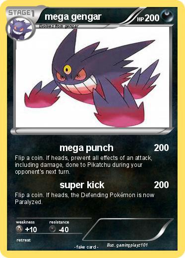 Pokemon mega gengar