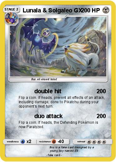 Pokemon Lunala & Solgaleo GX
