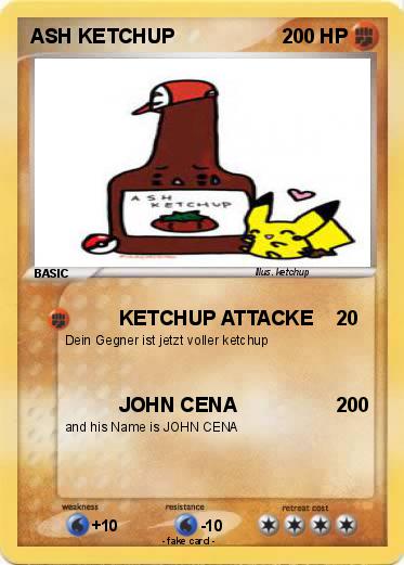 Pokemon ASH KETCHUP