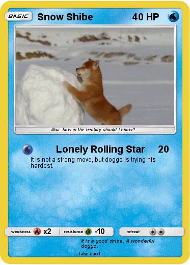 Pokemon Snow Shibe