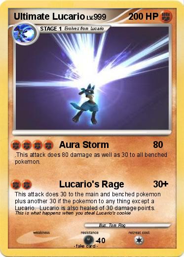 Pokemon Ultimate Lucario